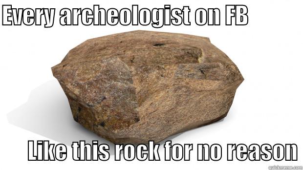 EVERY ARCHEOLOGIST ON FB                    LIKE THIS ROCK FOR NO REASON Misc