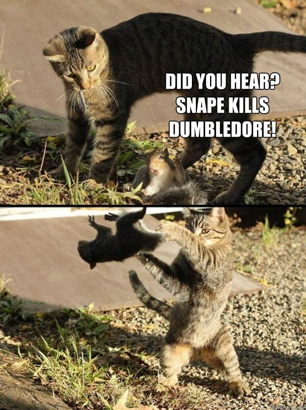 Did you Hear? Snape Kills Dumbledore! - Did you Hear? Snape Kills Dumbledore!  Annoying Squirrel