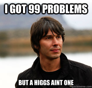 I GOT 99 PROBLEMS BUT A HIGGS AINT ONE  