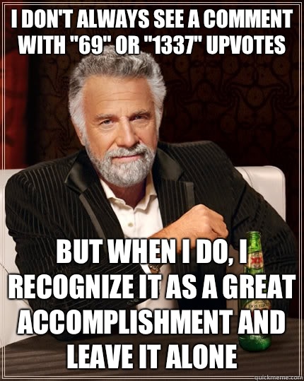 I don't always see a comment with 