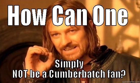 HOW CAN ONE SIMPLY NOT BE A CUMBERBATCH FAN? Boromir
