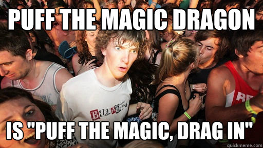 Puff the magic dragon  is 