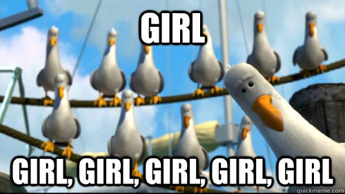 Girl girl, girl, girl, girl, girl - Girl girl, girl, girl, girl, girl  Nemo Seagulls
