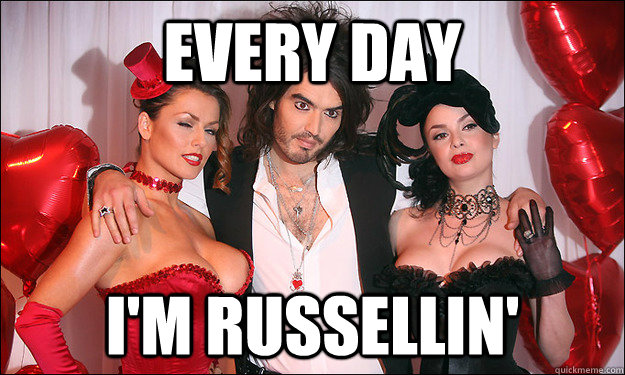 every day i'm russellin' - every day i'm russellin'  Russellin