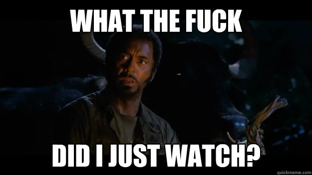 What the Fuck Did I just watch?  
