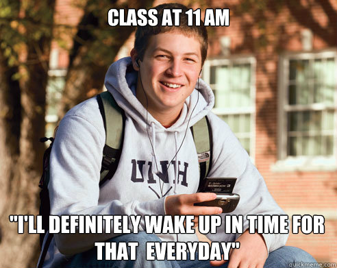 Class at 11 AM 