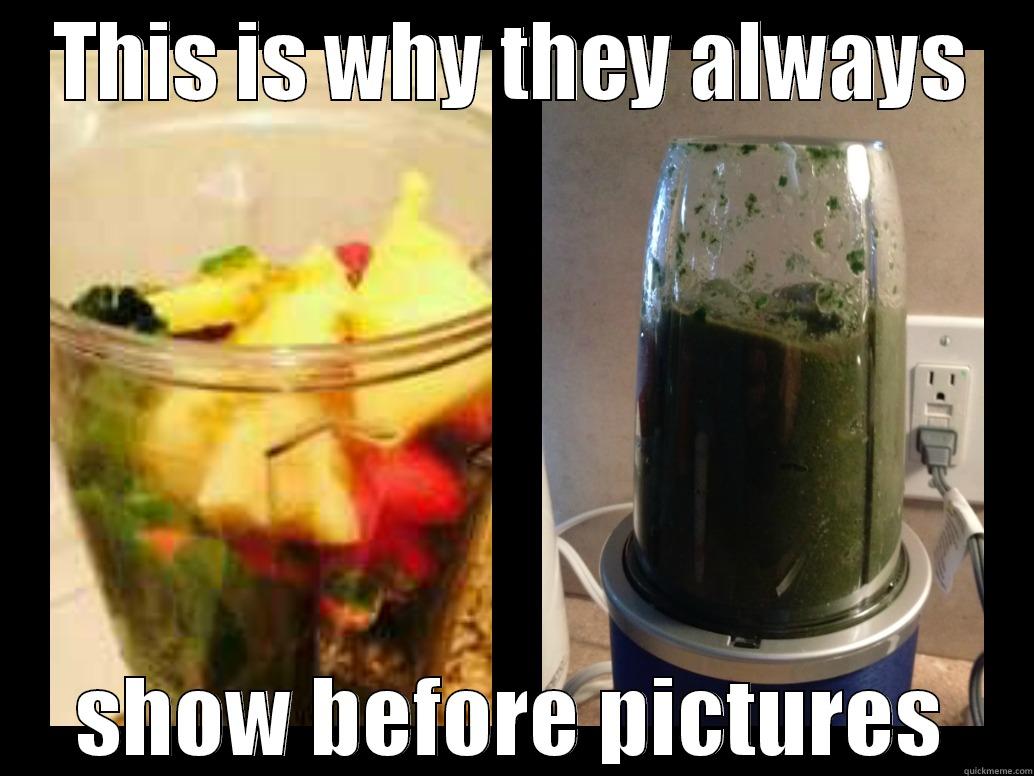 THIS IS WHY THEY ALWAYS SHOW BEFORE PICTURES Misc