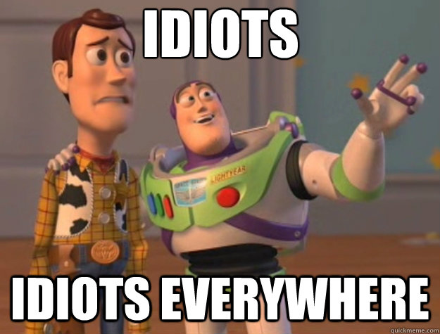IDIOTS IDIOTS EVERYWHERE  Toy Story
