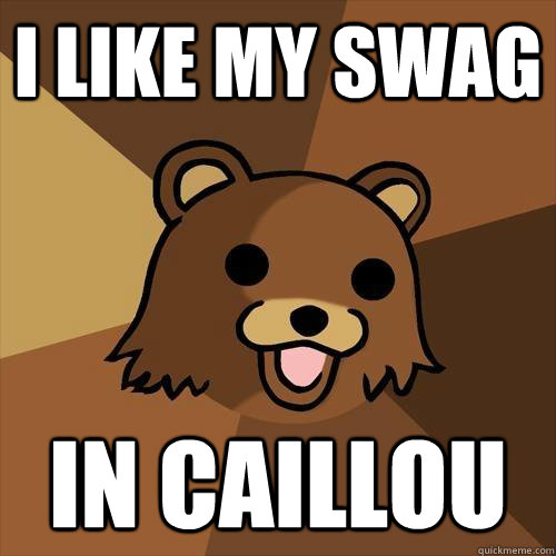 i like my swag in caillou - i like my swag in caillou  Pedobear