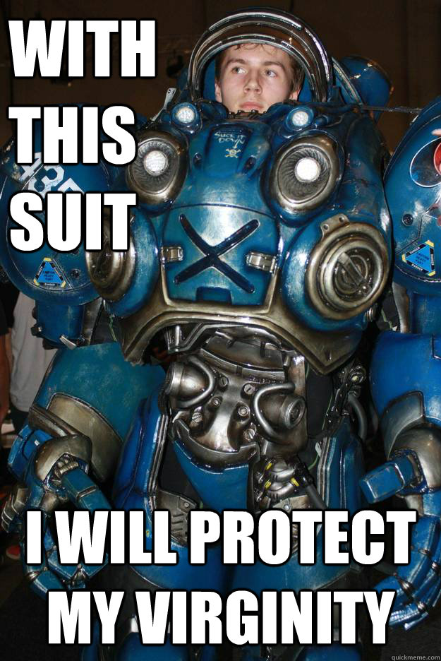 With this suit I will protect my virginity - With this suit I will protect my virginity  Misc