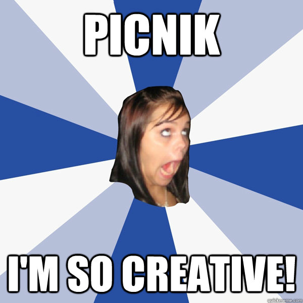 Picnik I'm so creative!  Annoying Facebook Girl