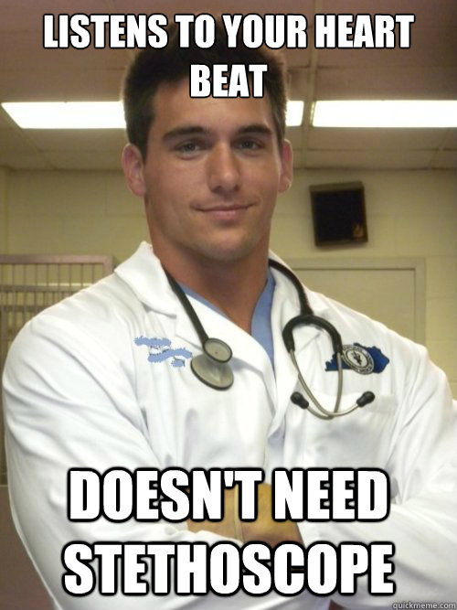 listens to your heart beat doesn't need stethoscope    
