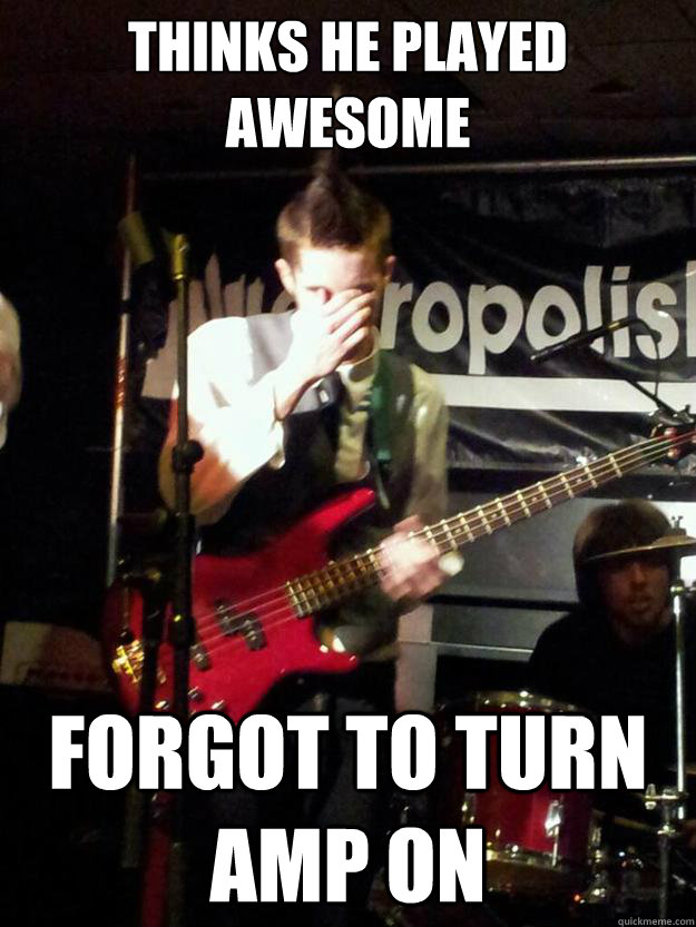 Depressed bass player memes quickmeme