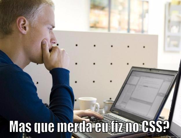  MAS QUE MERDA EU FIZ NO CSS? Programmer