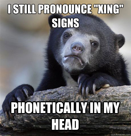 i still pronounce 