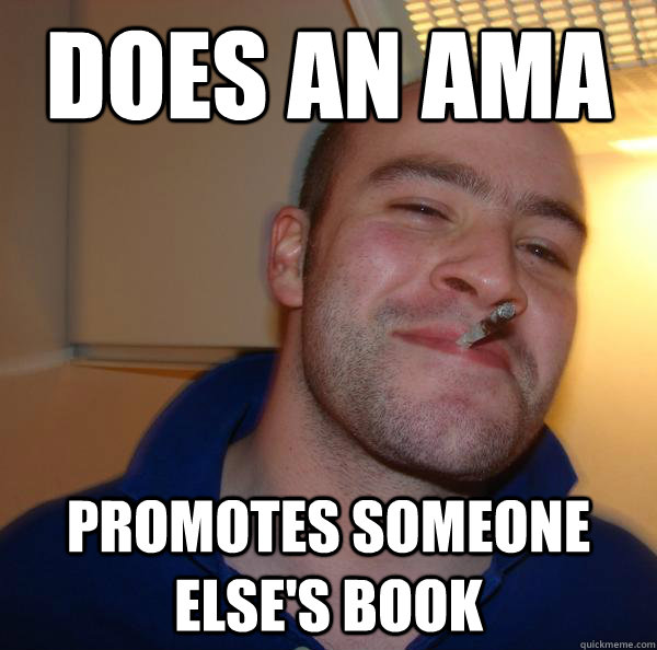 does an ama promotes someone else's book - does an ama promotes someone else's book  Misc