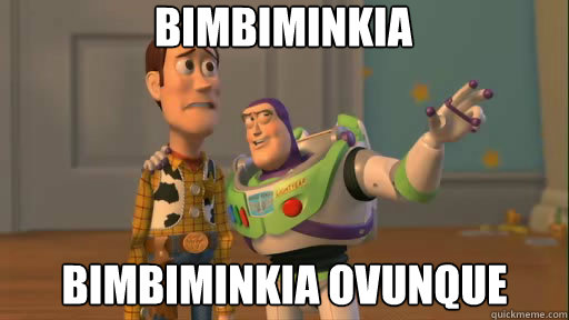 Bimbiminkia Bimbiminkia ovunque  Everywhere