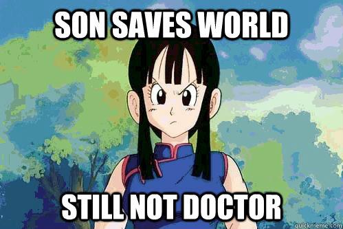 Son saves world still not doctor  High Expectations Asian Mom