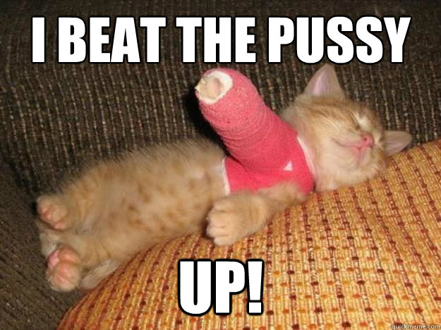 I beat the pussy UP! - I beat the pussy UP!  Cast Cat
