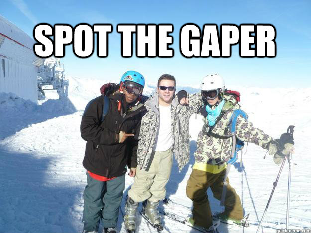 Spot the gaper - Spot the gaper  Gaper