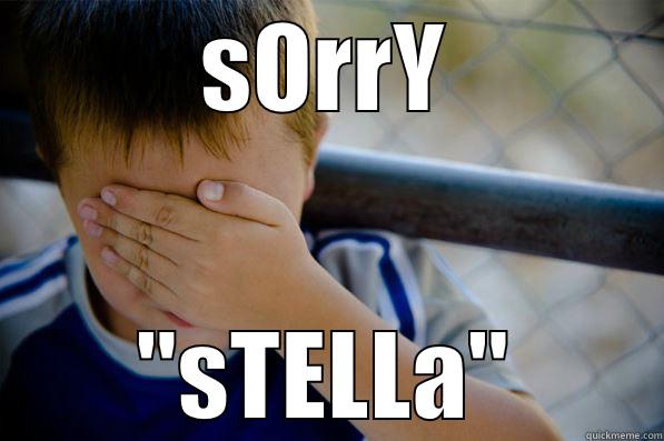 SORRY 