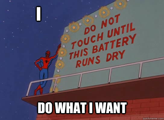 I Do what I want  60s Spiderman