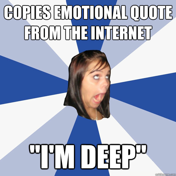 copies emotional quote from the internet 