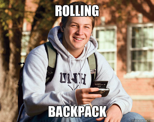 rolling backpack - rolling backpack  College Freshman
