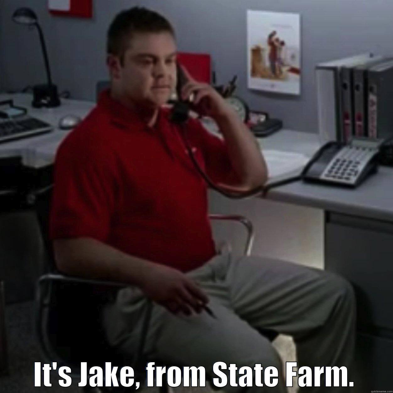  IT'S JAKE, FROM STATE FARM. Misc