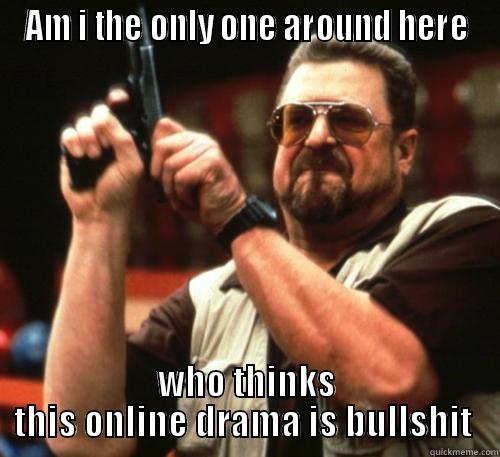 AM I THE ONLY ONE AROUND HERE WHO THINKS THIS ONLINE DRAMA IS BULLSHIT  Am I The Only One Around Here