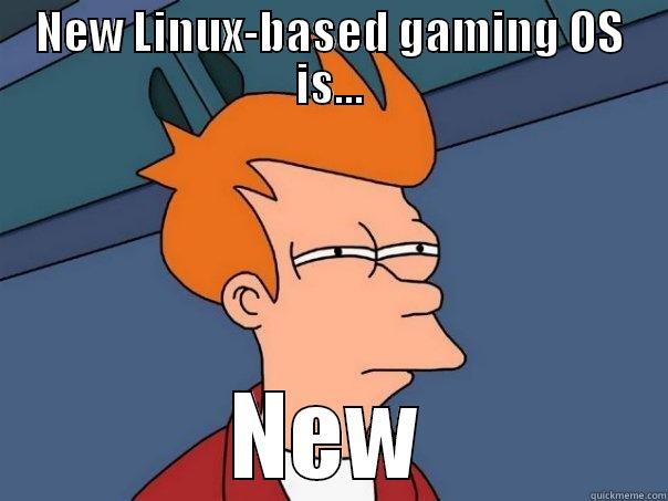NEW LINUX-BASED GAMING OS IS... NEW Futurama Fry