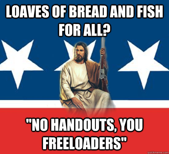 loaves of bread and fish for all? 