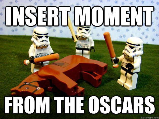 Insert moment From the oscars  Deadhorse