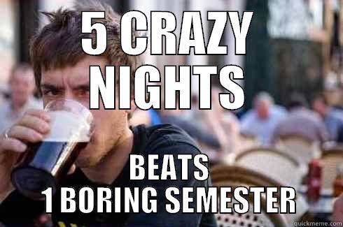 EXAM WEEK - 5 CRAZY NIGHTS BEATS 1 BORING SEMESTER Lazy College Senior