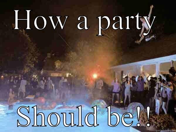 Party time - HOW A PARTY SHOULD BE!! They said