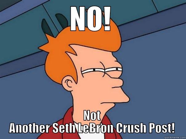 NO! NOT ANOTHER SETH LEBRON CRUSH POST! Futurama Fry