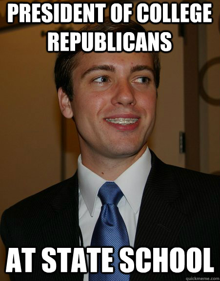 President of College Republicans At State School  College Republican