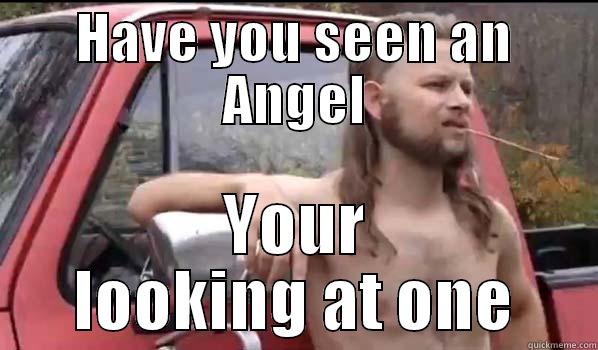 HAVE YOU SEEN AN ANGEL YOUR LOOKING AT ONE Almost Politically Correct Redneck