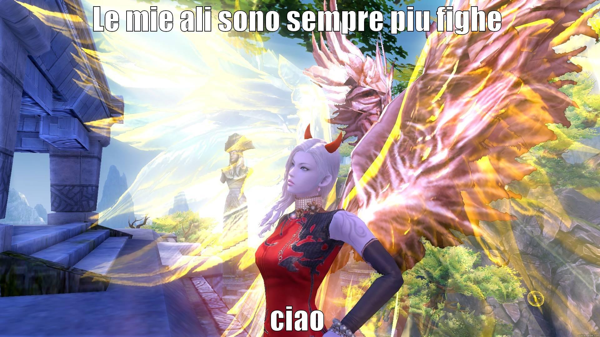 LE MIE ALI SONO SEMPRE PIU FIGHE CIAO Misc