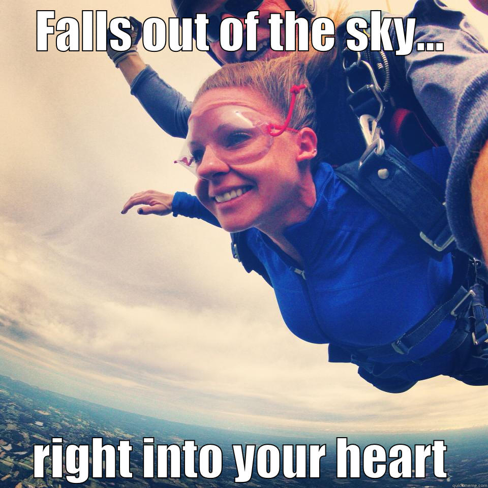 FALLS OUT OF THE SKY... RIGHT INTO YOUR HEART Misc