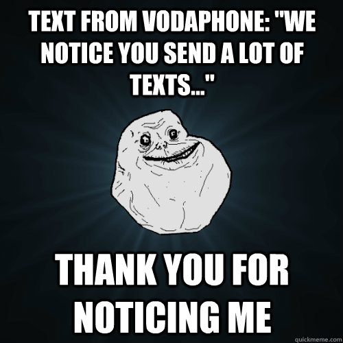 Text from Vodaphone: 