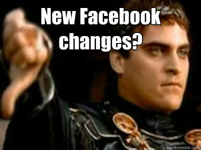 New Facebook changes?   Downvoting Roman