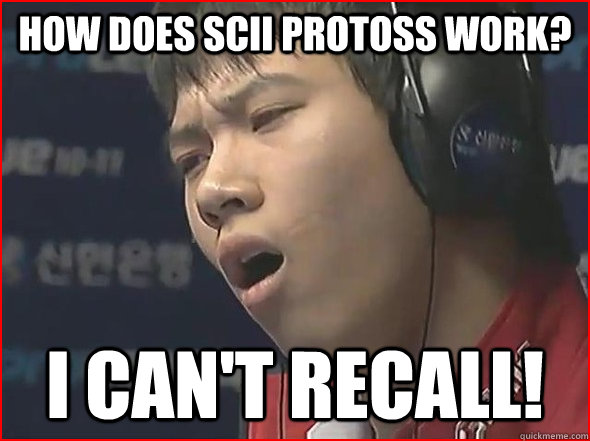 How does SCII protoss work? I can't recall!  