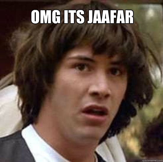 omg its jaafar  conspiracy keanu