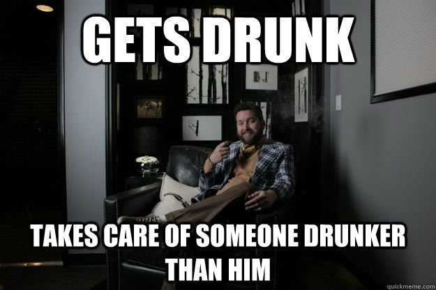 Gets Drunk Takes care of someone drunker than him - Gets Drunk Takes care of someone drunker than him  Benecolent Bro Burnie