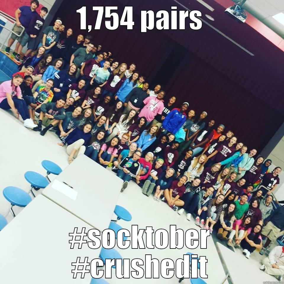 1,754 PAIRS #SOCKTOBER #CRUSHEDIT Misc