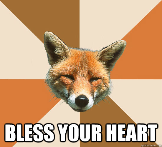  Bless your Heart  Condescending Fox
