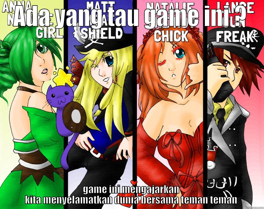 ADA YANG TAU GAME INI ? GAME INI MENGAJARKAN KITA MENYELAMATKAN DUNIA BERSAMA TEMAN TEMAN Misc