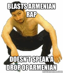 Blasts Armenian Rap doesn't speak a drop of armenian  Rabiz Razmik