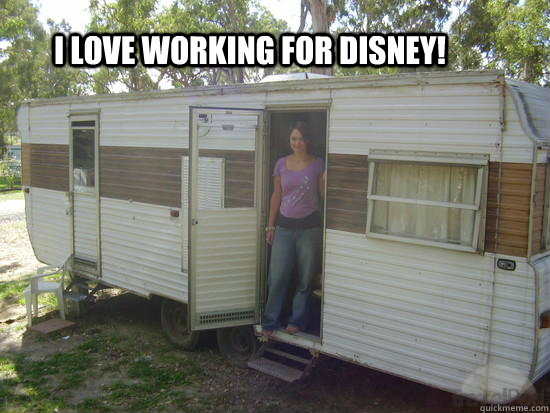 I love working for Disney!  